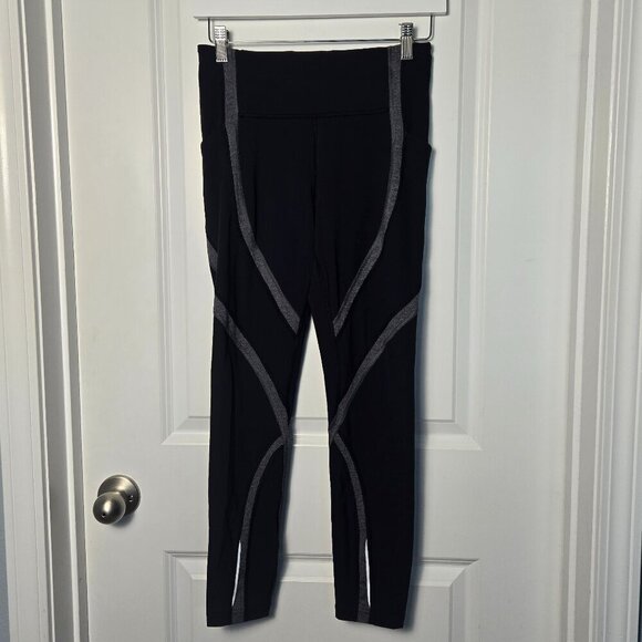 Lululemon Wild Twist 7/8 Tight *25" SM FLAW - 6 Black / Heathered Black - Picture 3 of 8